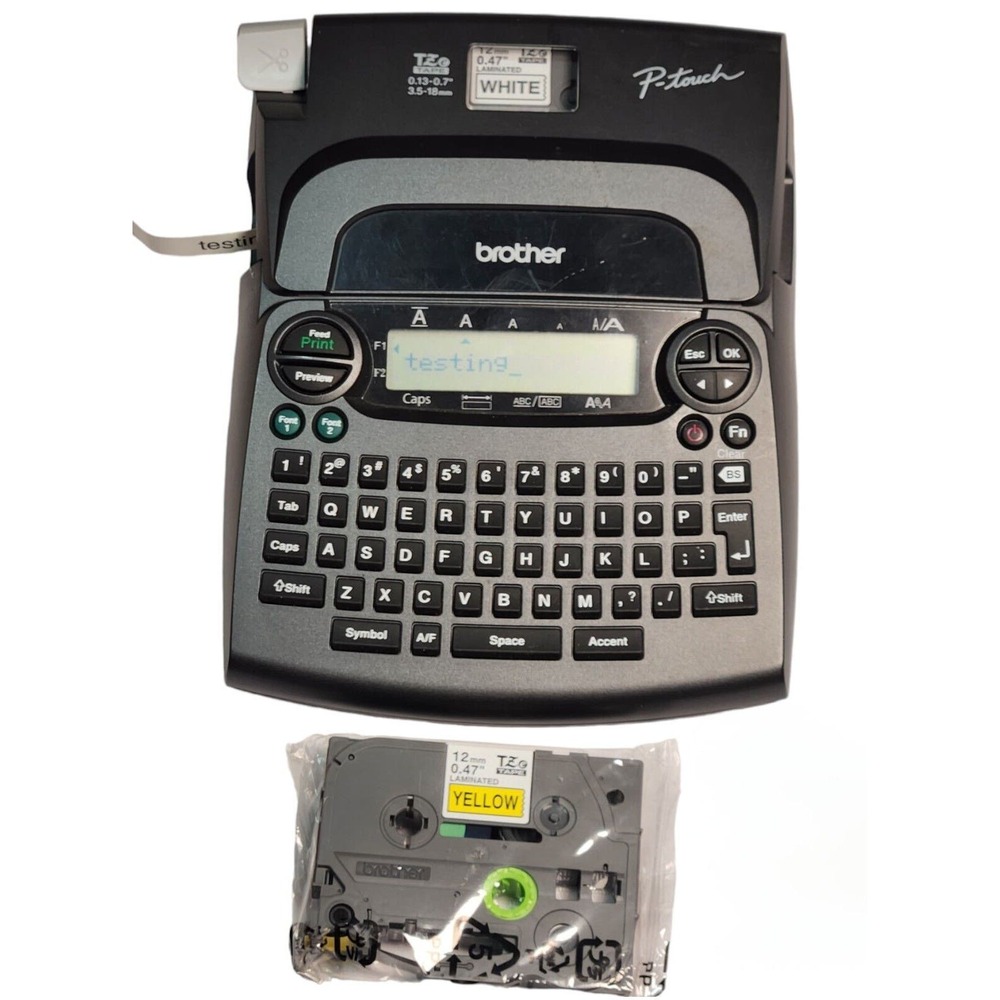 BROTHER P-TOUCH Model PT-1890 Electronic Label Printer Black With Extra Refill